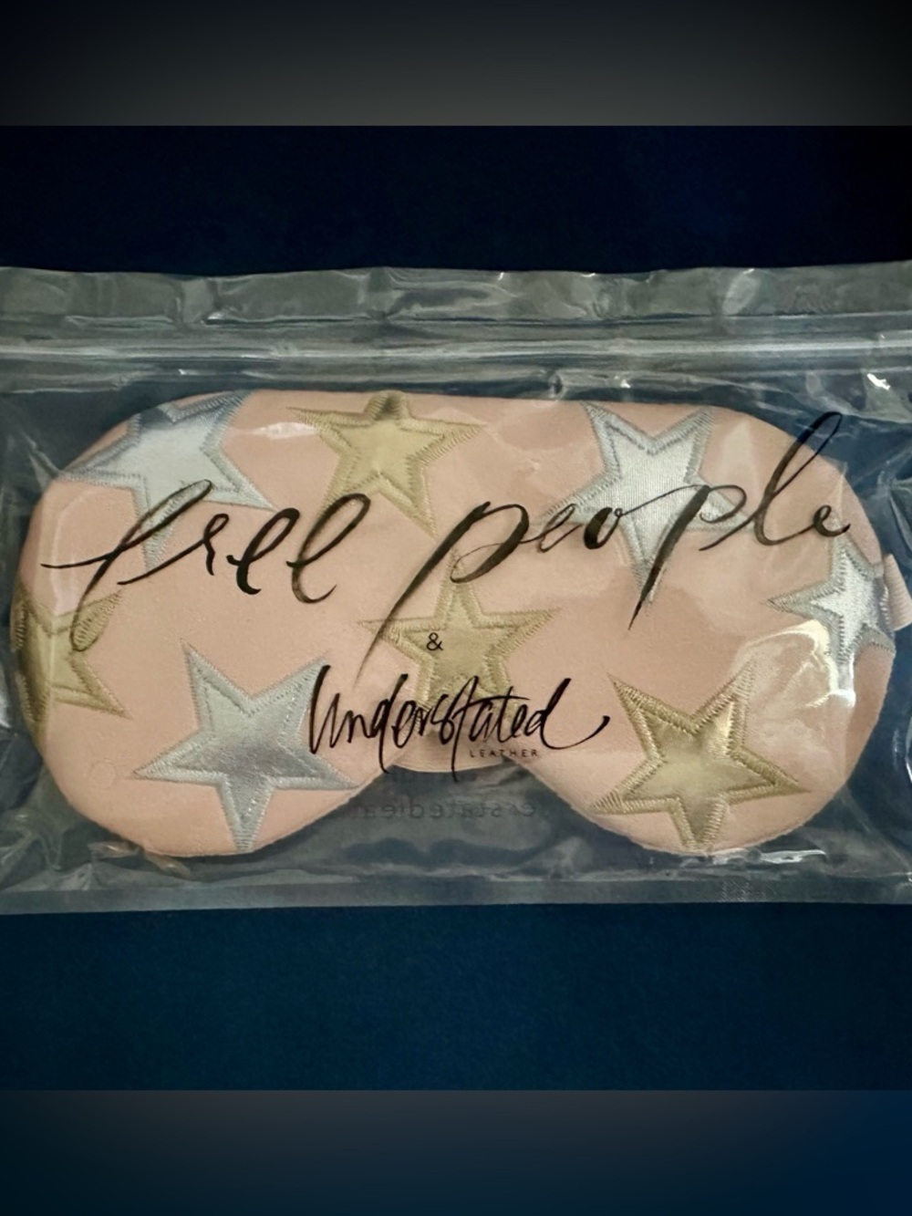 Free People x Understated Leather Pink Starry Eyed Cooling Eye Mask